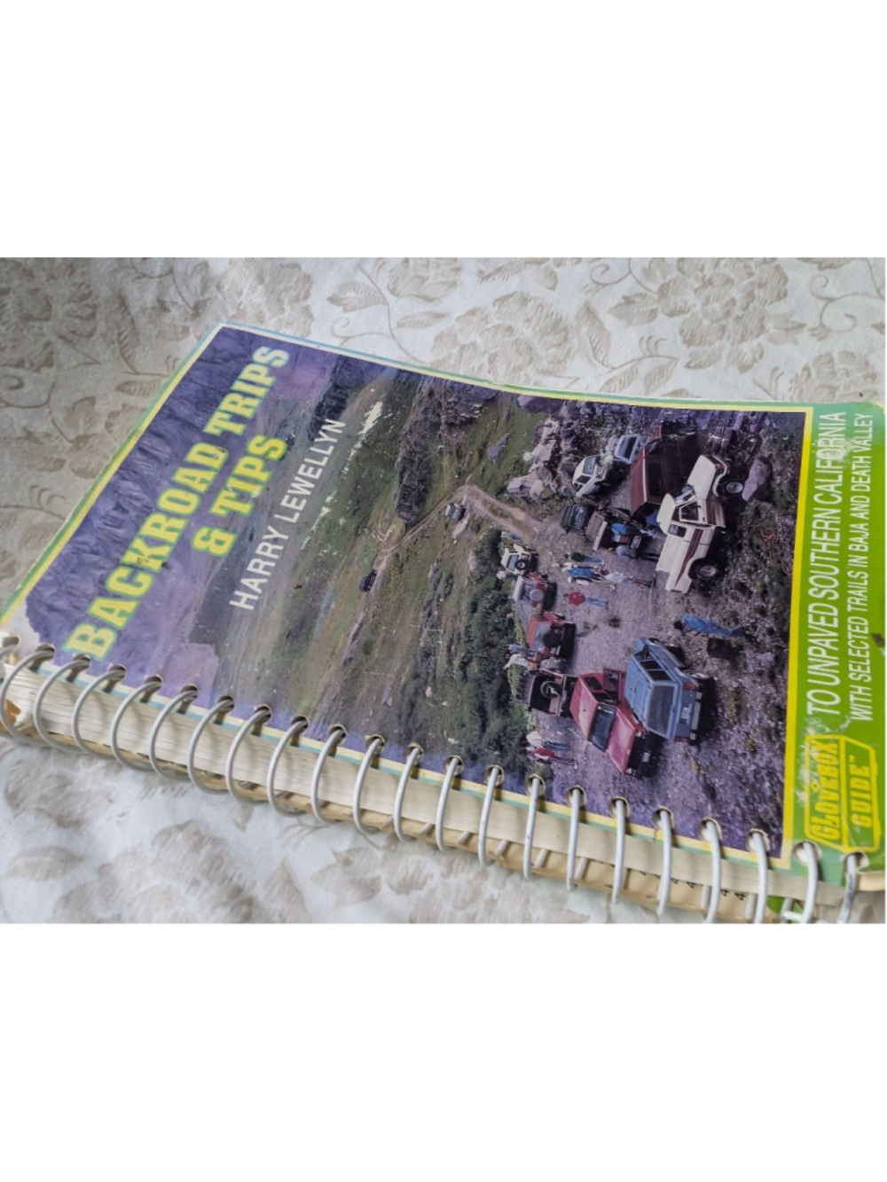Unbranded Green White Backroad Trips & Tips Notebook One Size